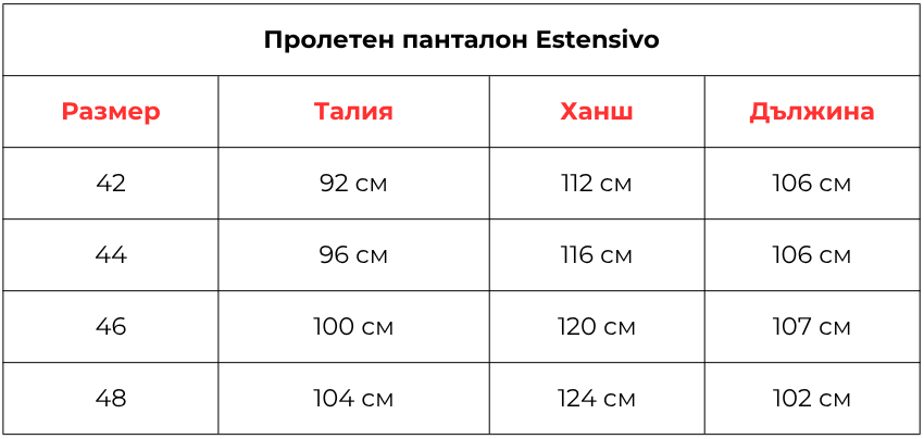 proleten pantalon estensivo